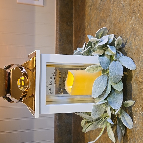 NWOT Memorial Rembrance Flameless Candle Lantern - Picture 4 of 4